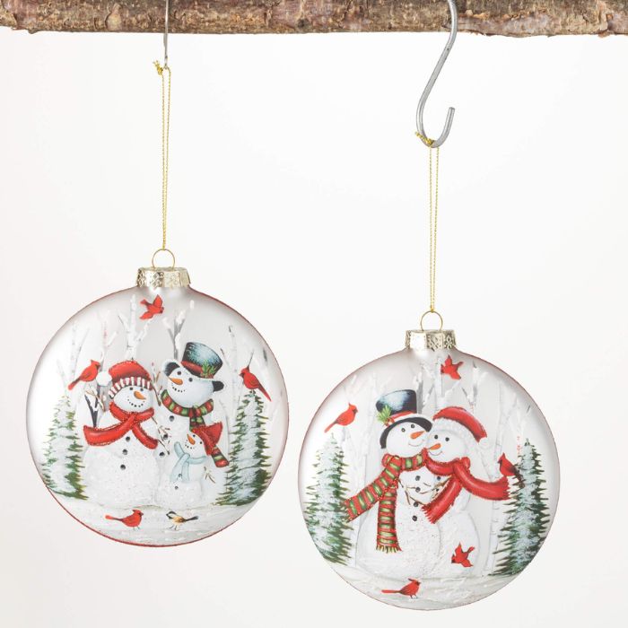 Snowman Disc Ornaments